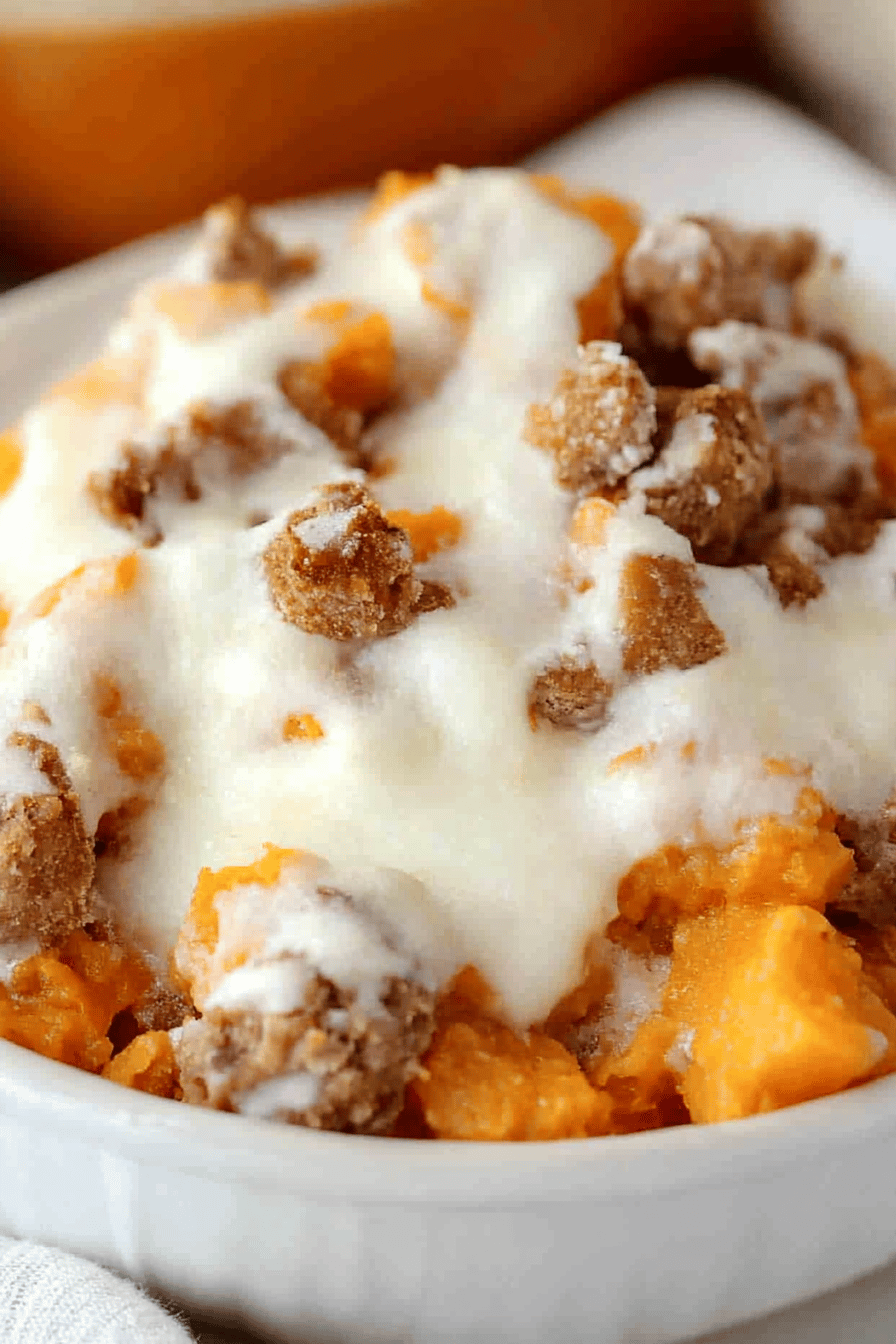 Sweet Potato Casserole ingredients organized and measured on kitchen counter