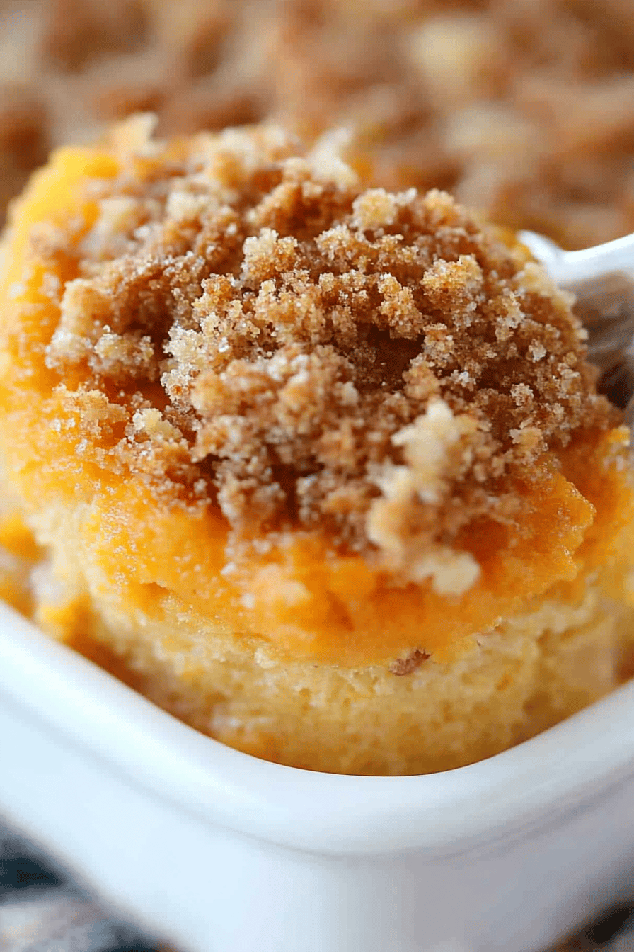 Sweet Potato Soufflé Tips slice on plate showing perfect texture and swirl pattern