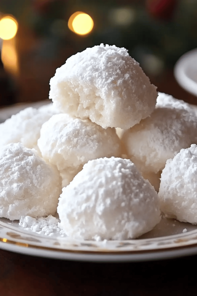 Sweetened Condensed Milk Snowballs