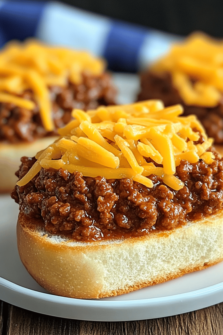 Texas Toast Sloppy Joe Recipe