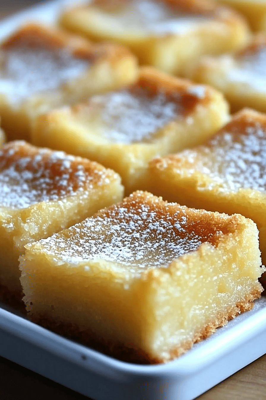 Two-Ingredient Lemon Bars final dish beautifully presented and ready to serve