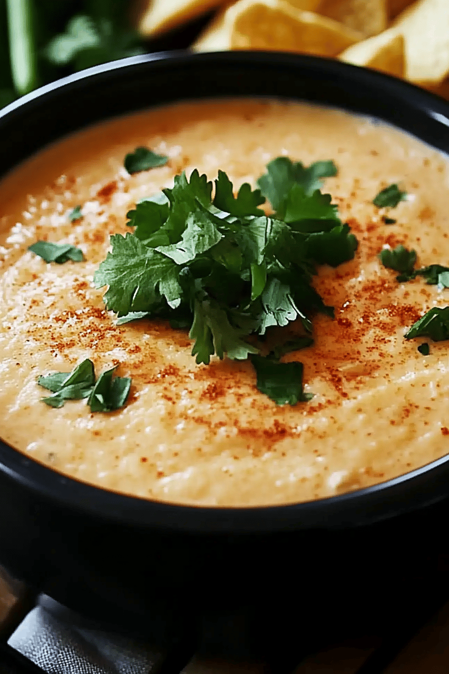 cheese dip recipe ingredients organized and measured on kitchen counter