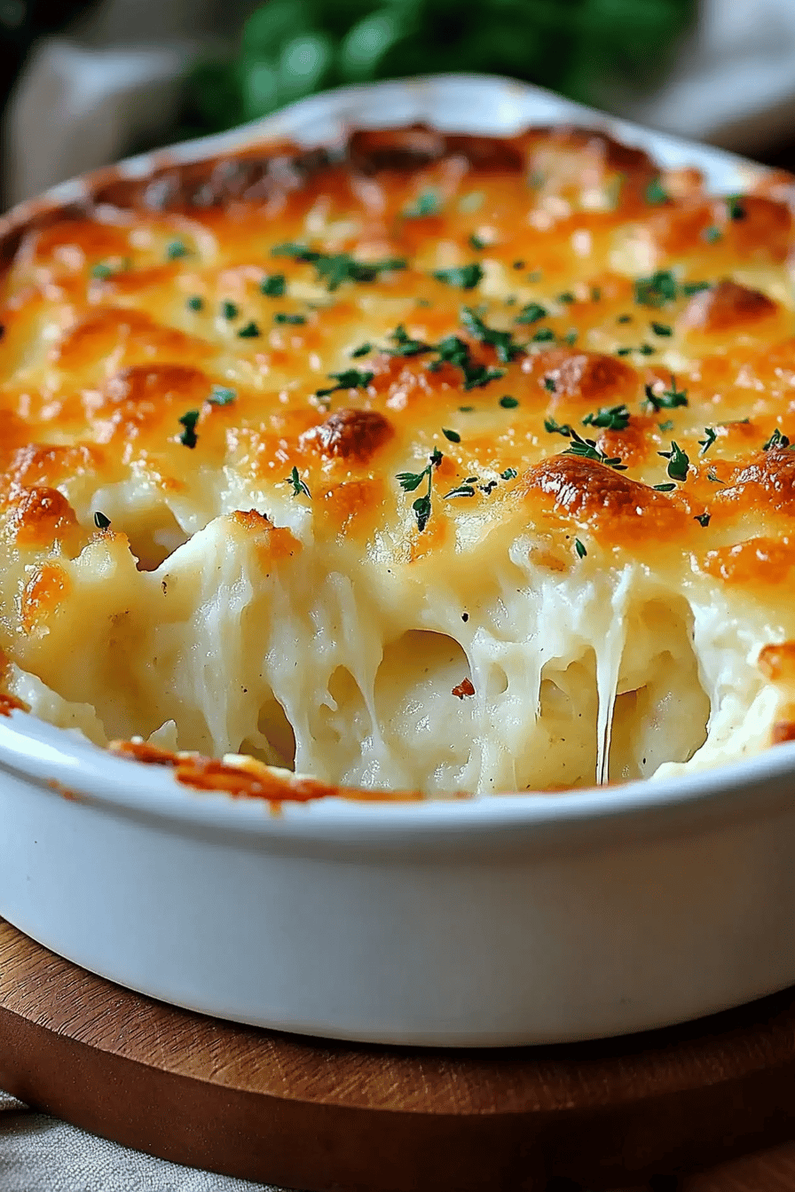 funeral potatoes recipe slice on plate showing perfect texture and swirl pattern