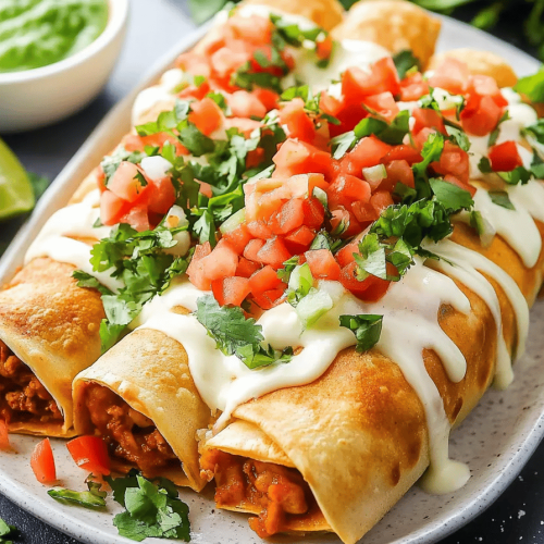 homemade chimichangas