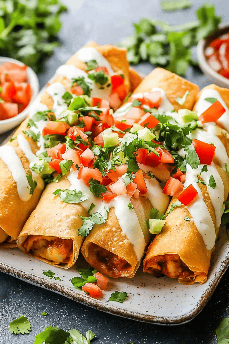 homemade chimichangas final dish beautifully presented and ready to serve