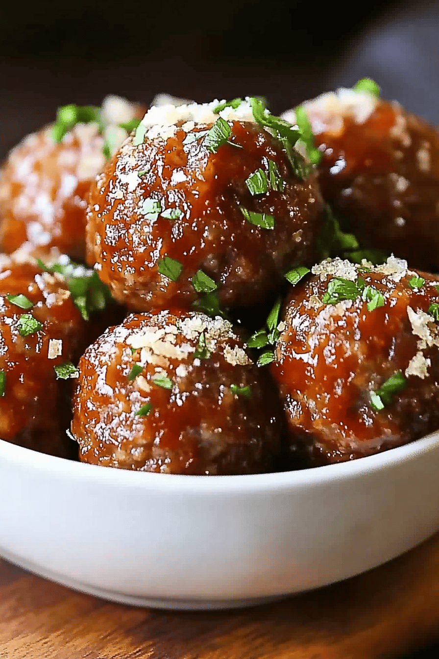meatball recipe final dish beautifully presented and ready to serve
