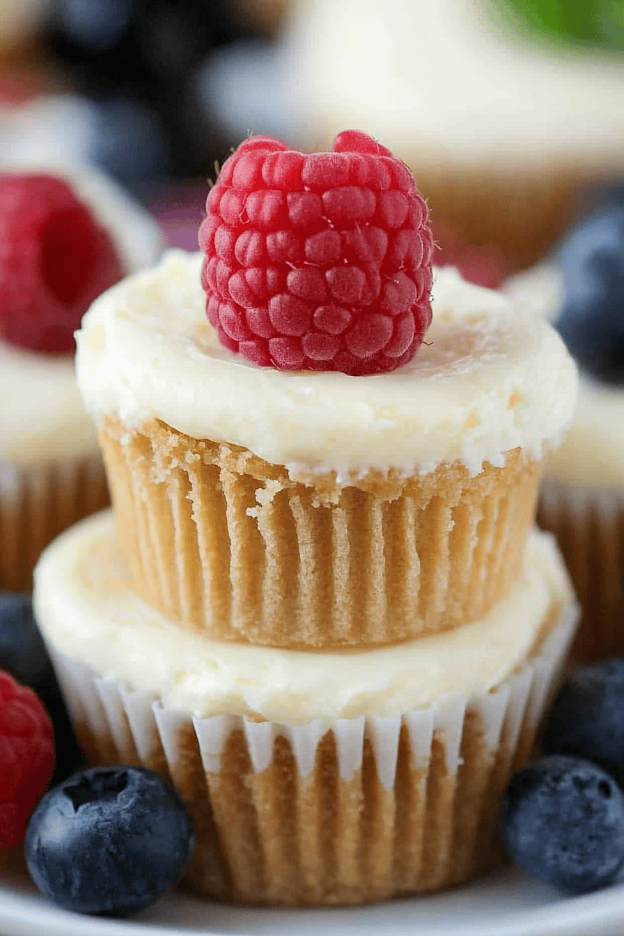 mini cheesecake recipe slice on plate showing perfect texture and swirl pattern