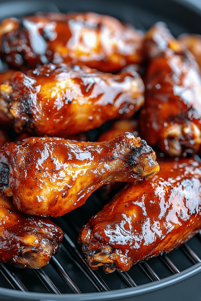 oven-baked BBQ chicken wings