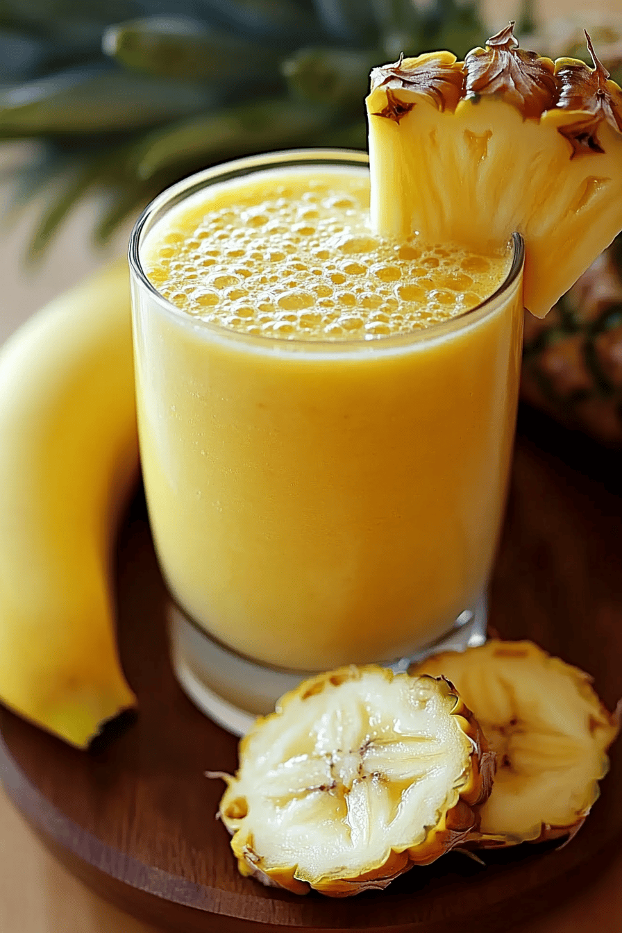 pineapple banana smoothie