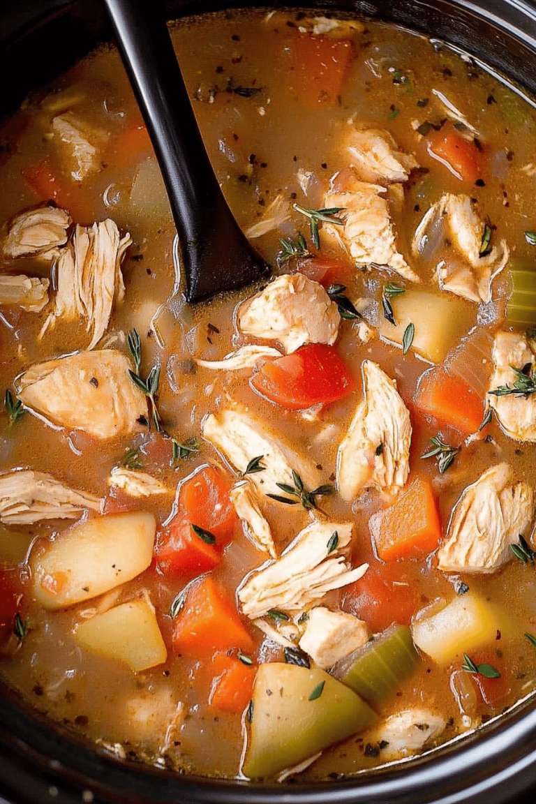 slow cooker chicken stew