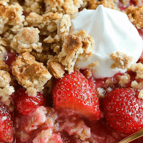 strawberry crisp recipe