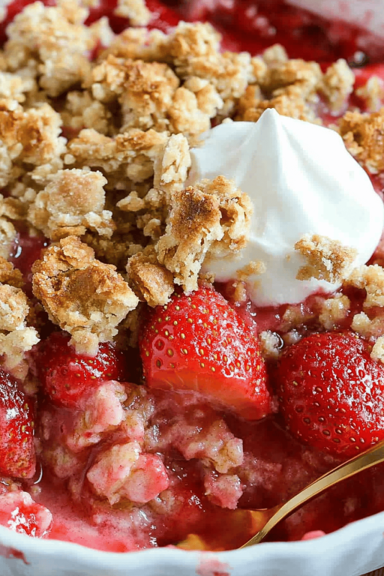 strawberry crisp recipe