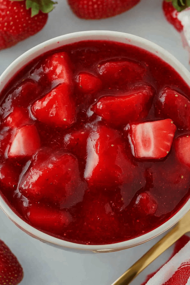strawberry sauce recipe