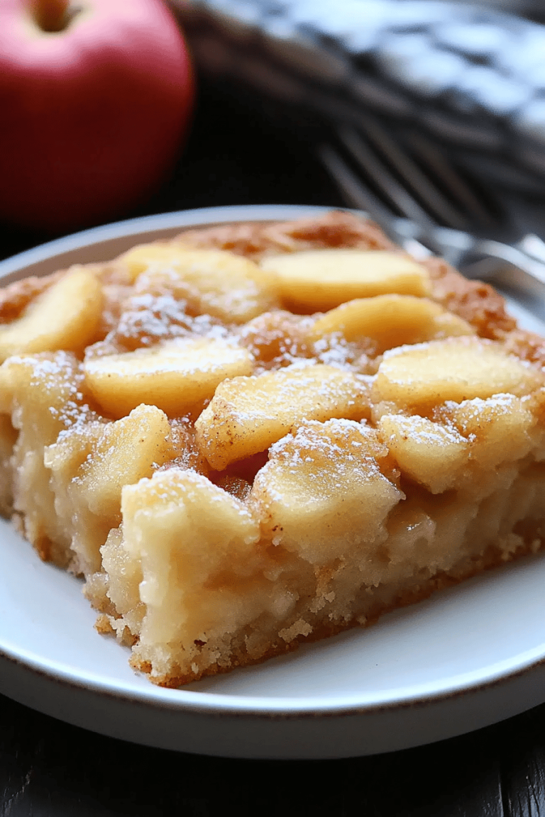 3-Ingredient Apple Cake