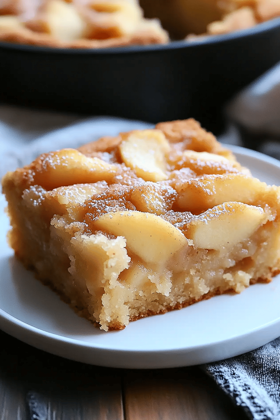 3-Ingredient Apple Cake ingredients organized and measured on kitchen counter