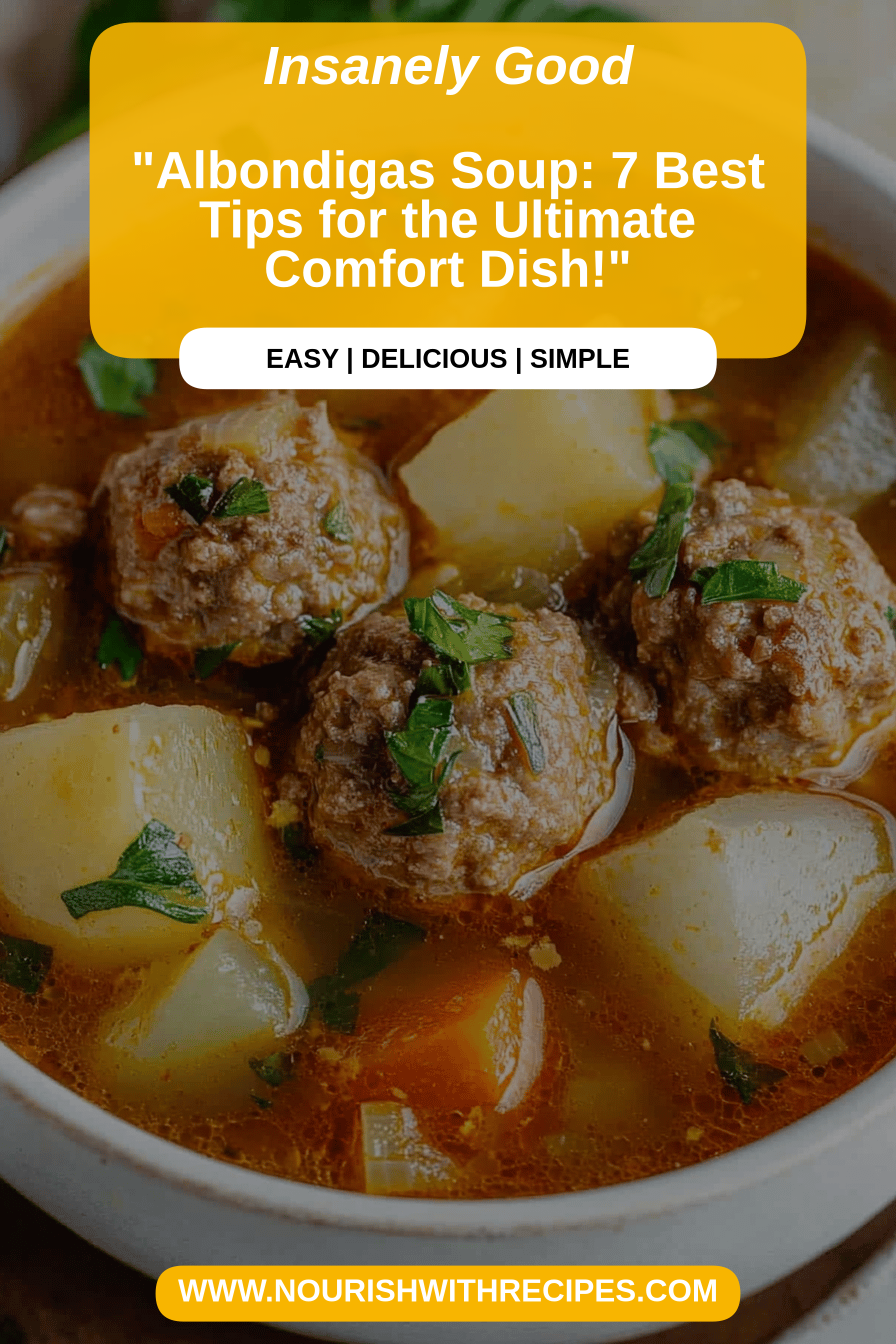Albondigas Soup Tips final dish beautifully presented and ready to serve