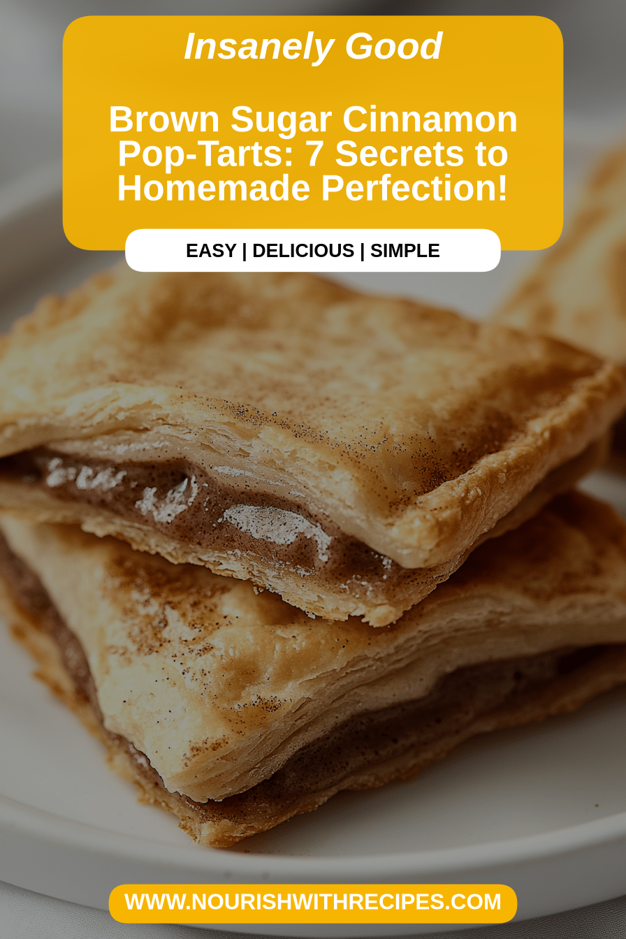 Brown Sugar Cinnamon Pop-Tarts final dish beautifully presented and ready to serve