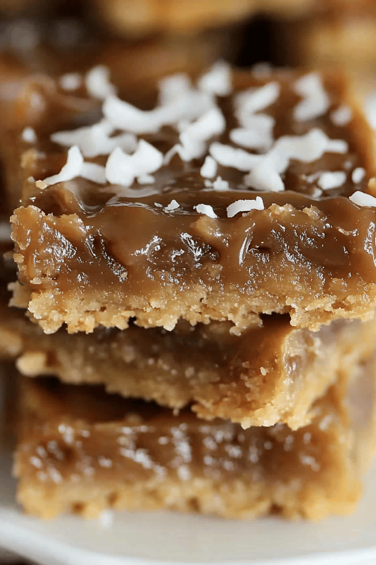 Caramel Coconut Bars
