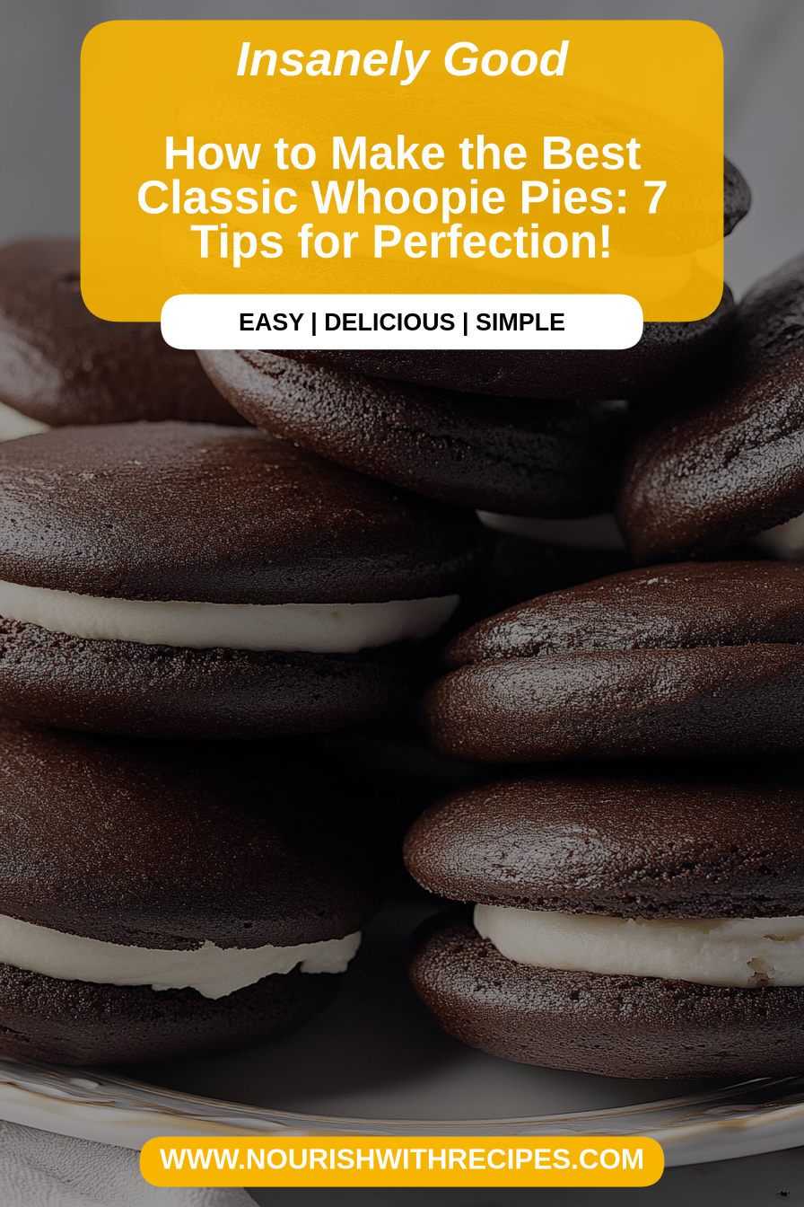 Classic Whoopie Pies final dish beautifully presented and ready to serve