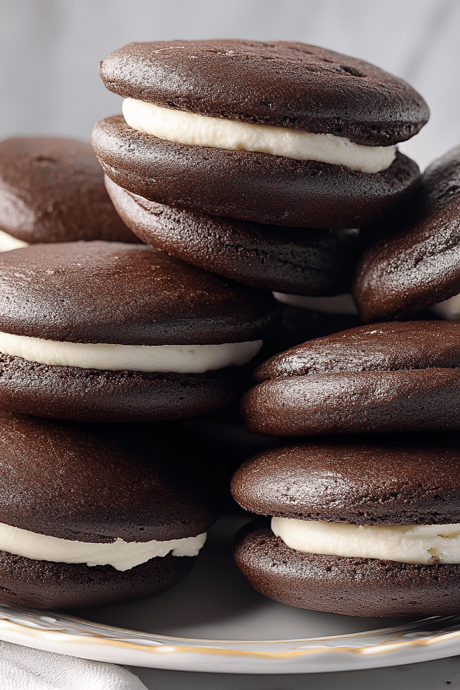 Classic Whoopie Pies ingredients organized and measured on kitchen counter