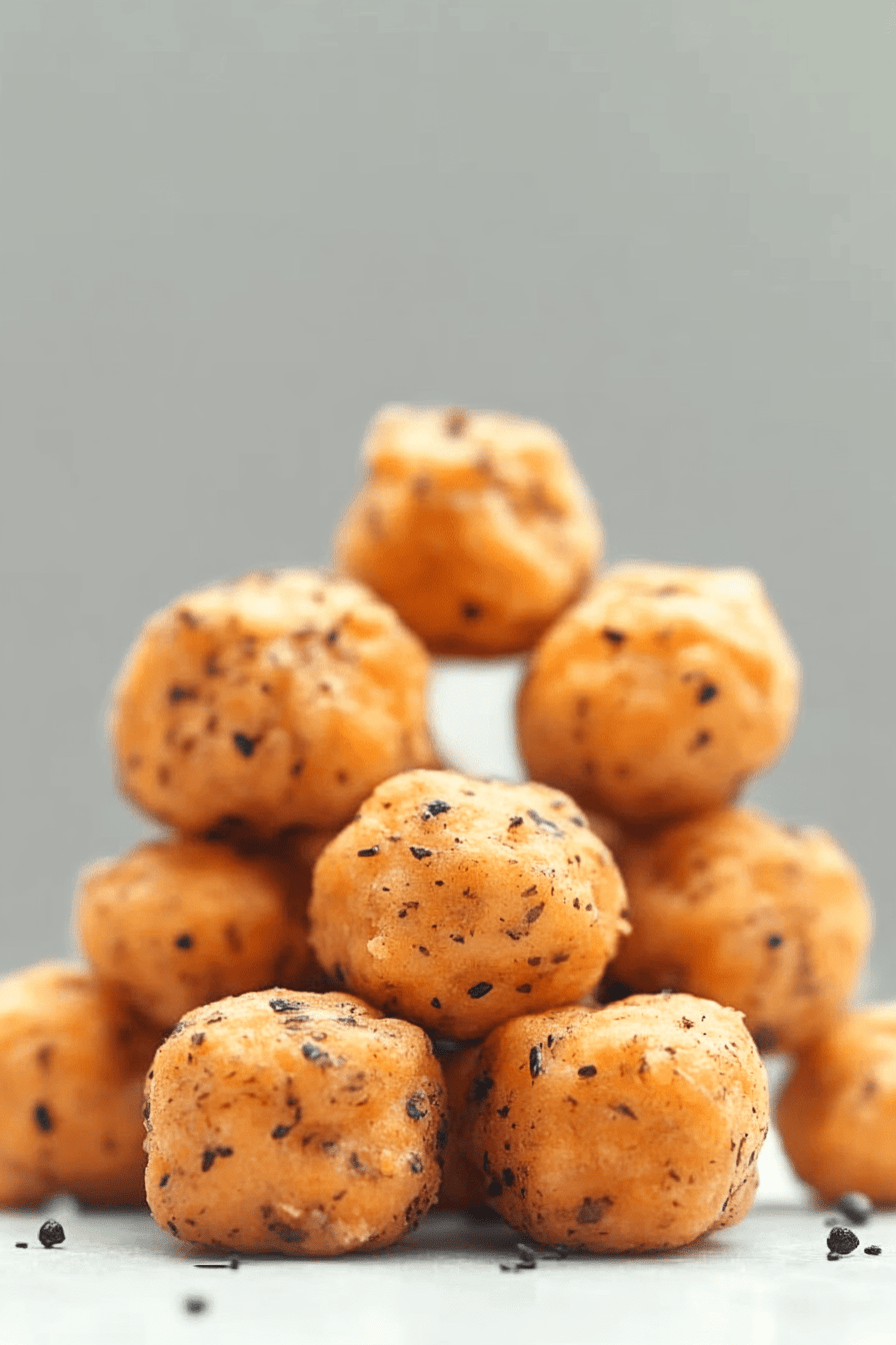Crispy Chickpea Sweet Potato Fritters ingredients organized and measured on kitchen counter