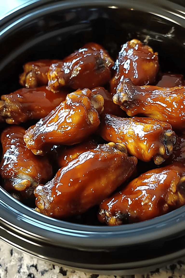 Crockpot BBQ Wings