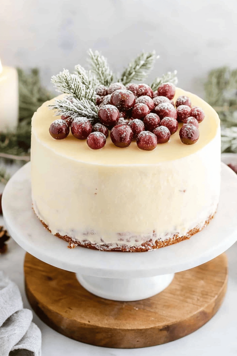 Eggnog Cake Recipe