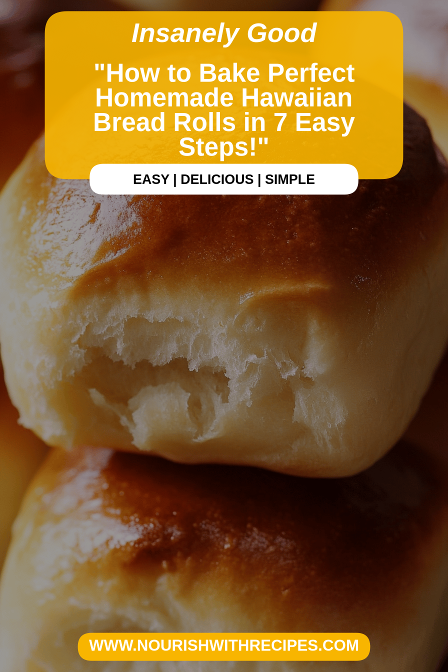 Hawaiian Bread Rolls final dish beautifully presented and ready to serve