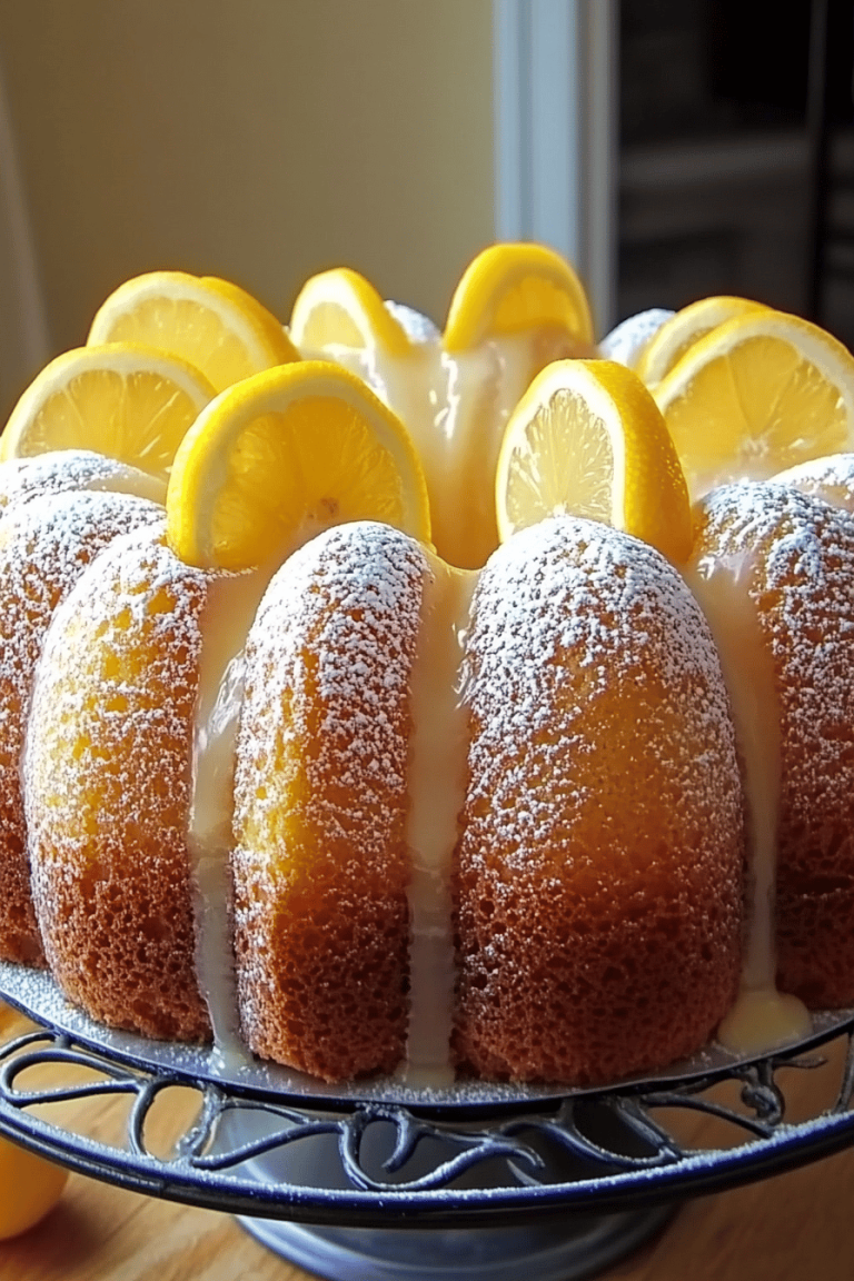 Lemon Pound Cake Recipe