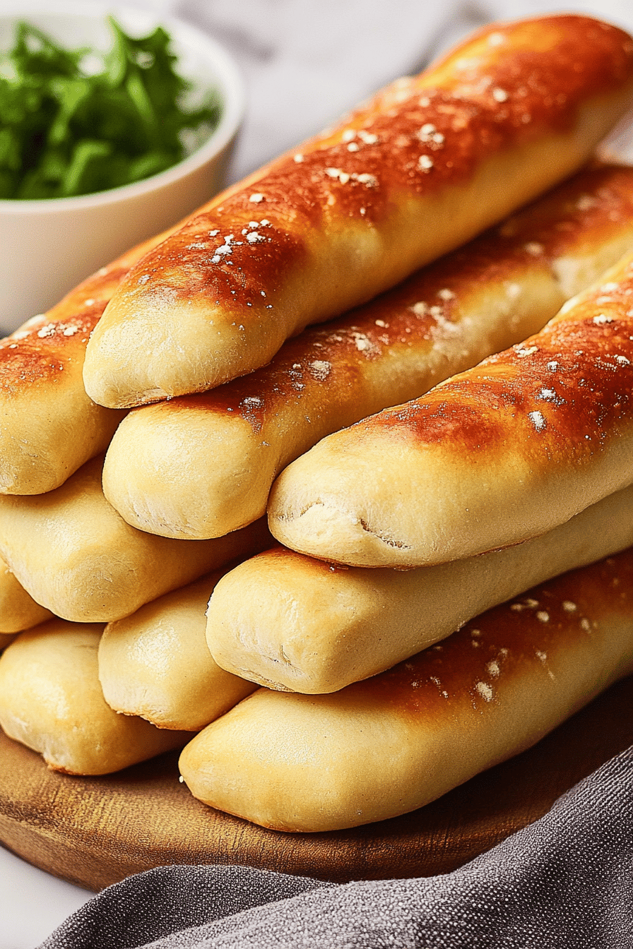 Olive Garden Breadsticks Recipe ingredients organized and measured on kitchen counter