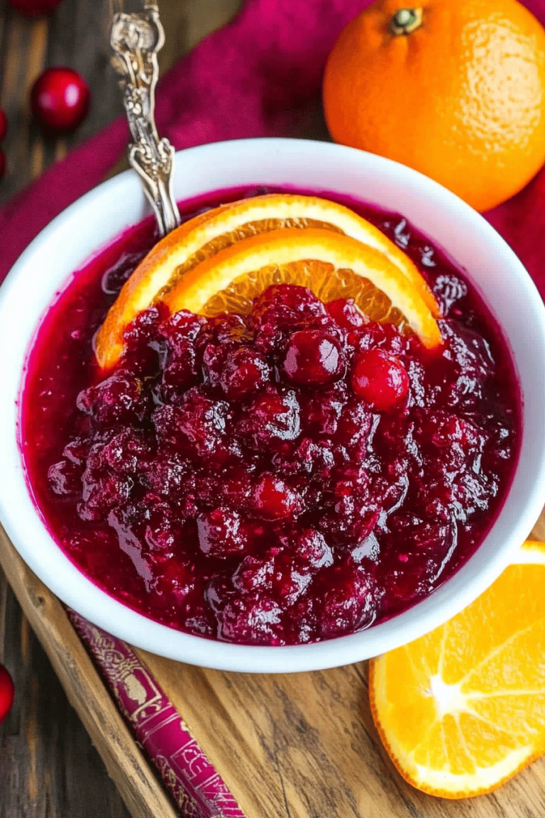 Orange Cranberry Sauce