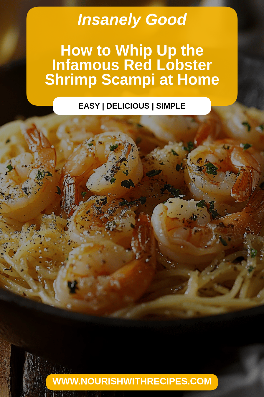 Red Lobster Shrimp Scampi Recipe final dish beautifully presented and ready to serve