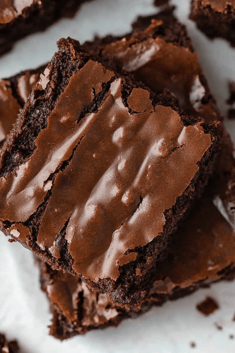Small-Batch Brownies ingredients organized and measured on kitchen counter