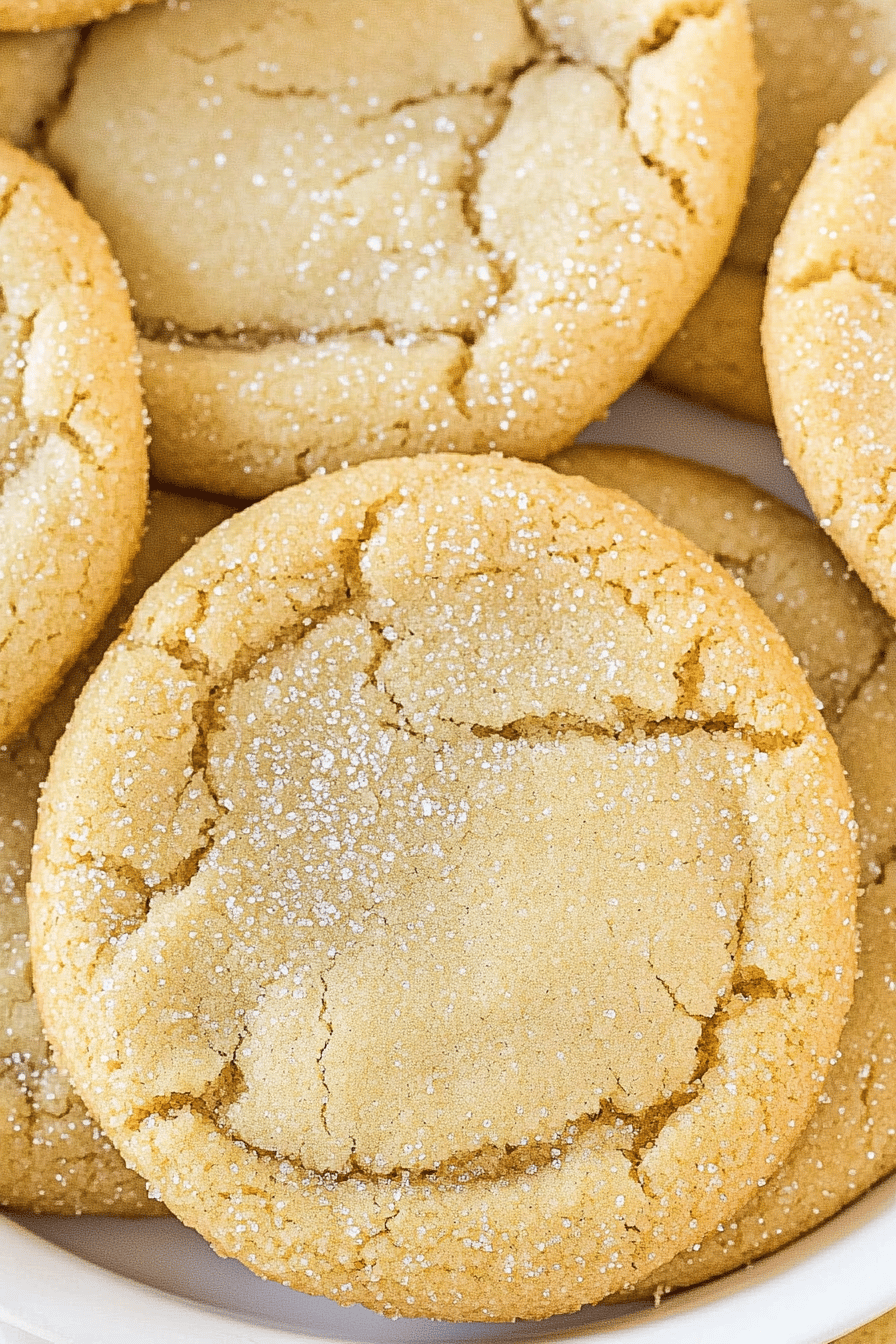Sugar Cookies Recipe ingredients organized and measured on kitchen counter