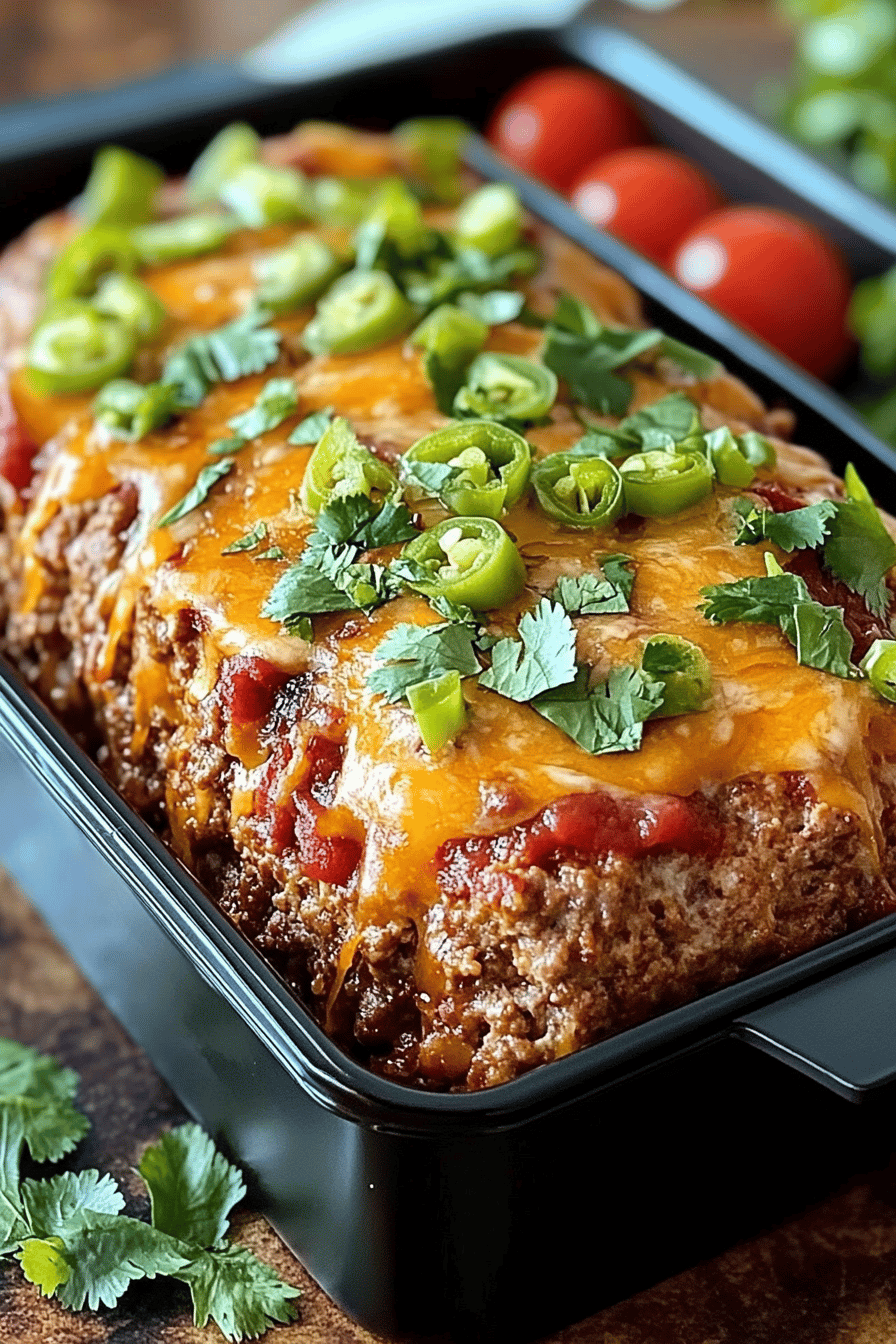 Taco Meatloaf Recipe ingredients organized and measured on kitchen counter