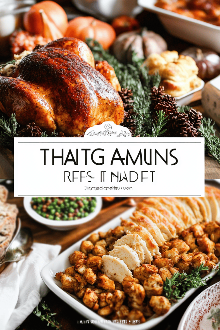 Thanksgiving Menu Recipes