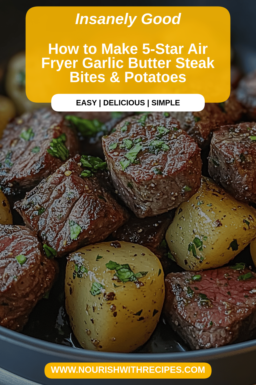 air fryer steak bites final dish beautifully presented and ready to serve