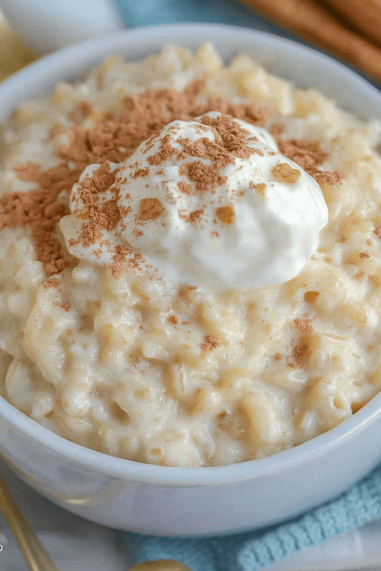 creamy rice pudding