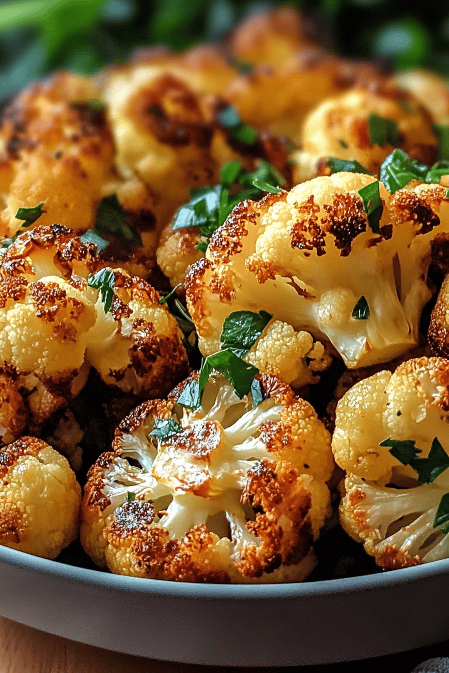 crispy roasted cauliflower