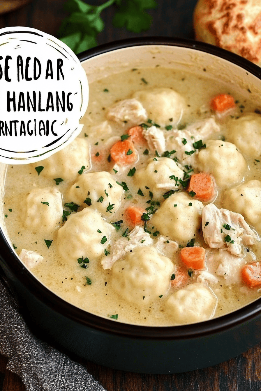 easy chicken and dumplings slice on plate showing perfect texture and swirl pattern