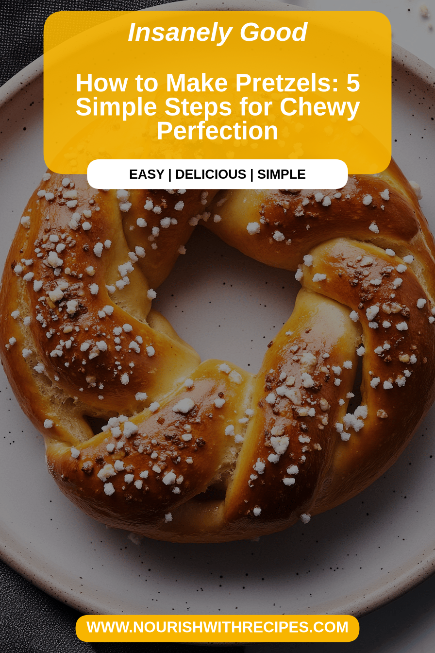 make pretzels final dish beautifully presented and ready to serve
