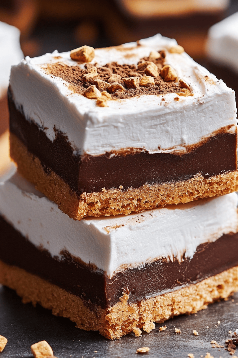 7-Layer S'mores Fudge Bars