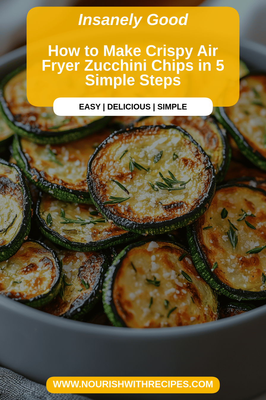 Air Fryer Zucchini Chips final dish beautifully presented and ready to serve