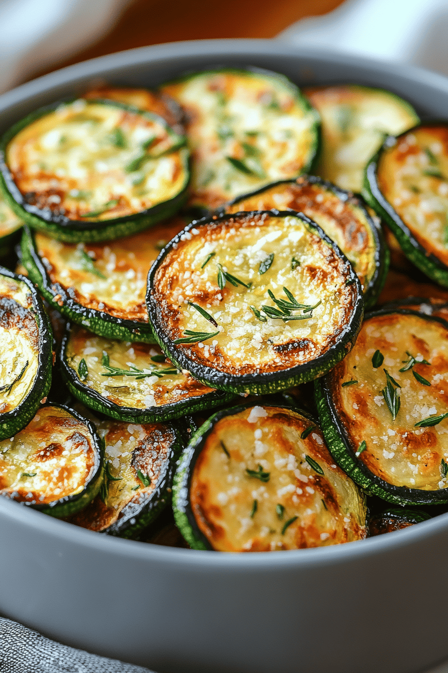 Air Fryer Zucchini Chips ingredients organized and measured on kitchen counter
