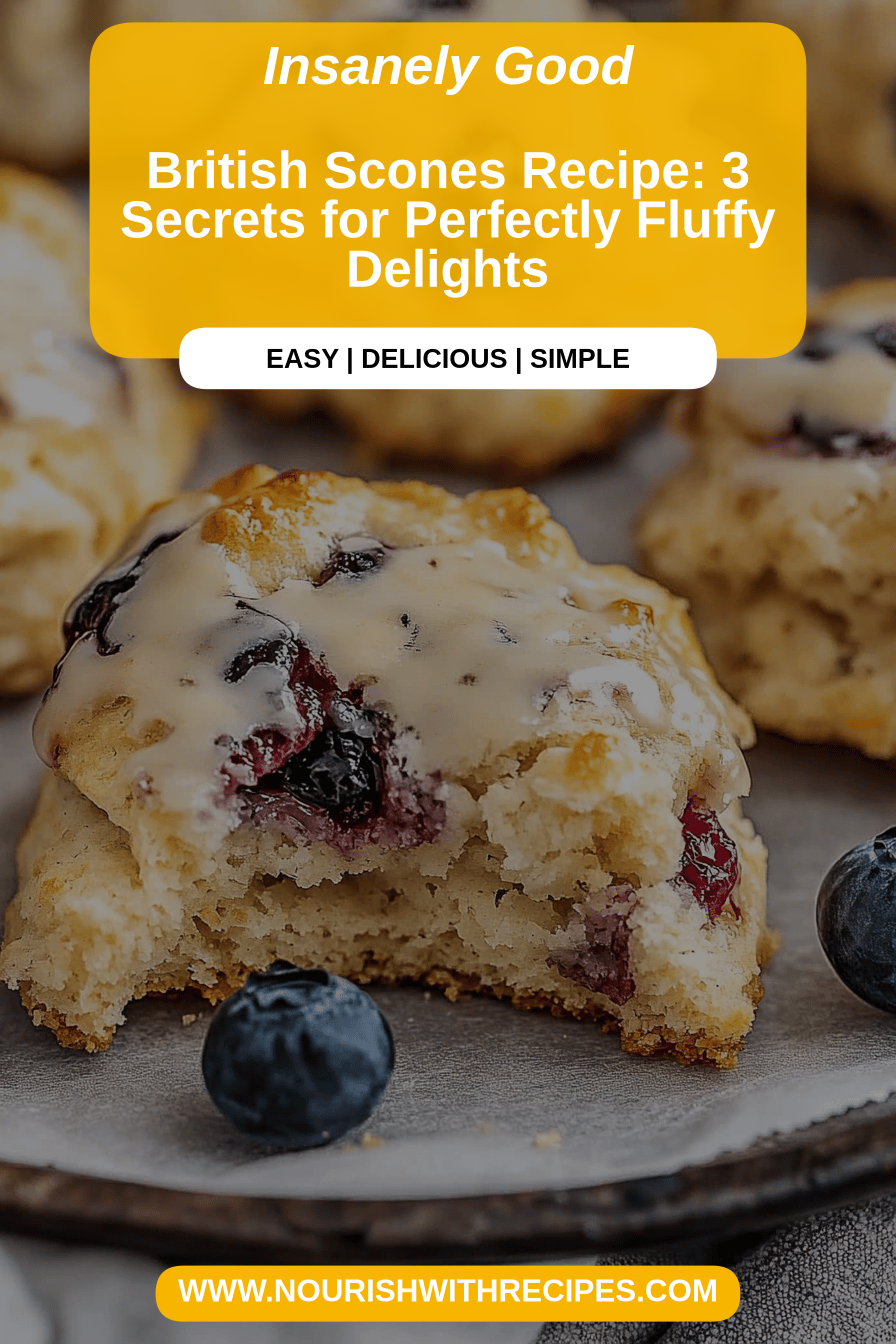 British Scones Recipe final dish beautifully presented and ready to serve