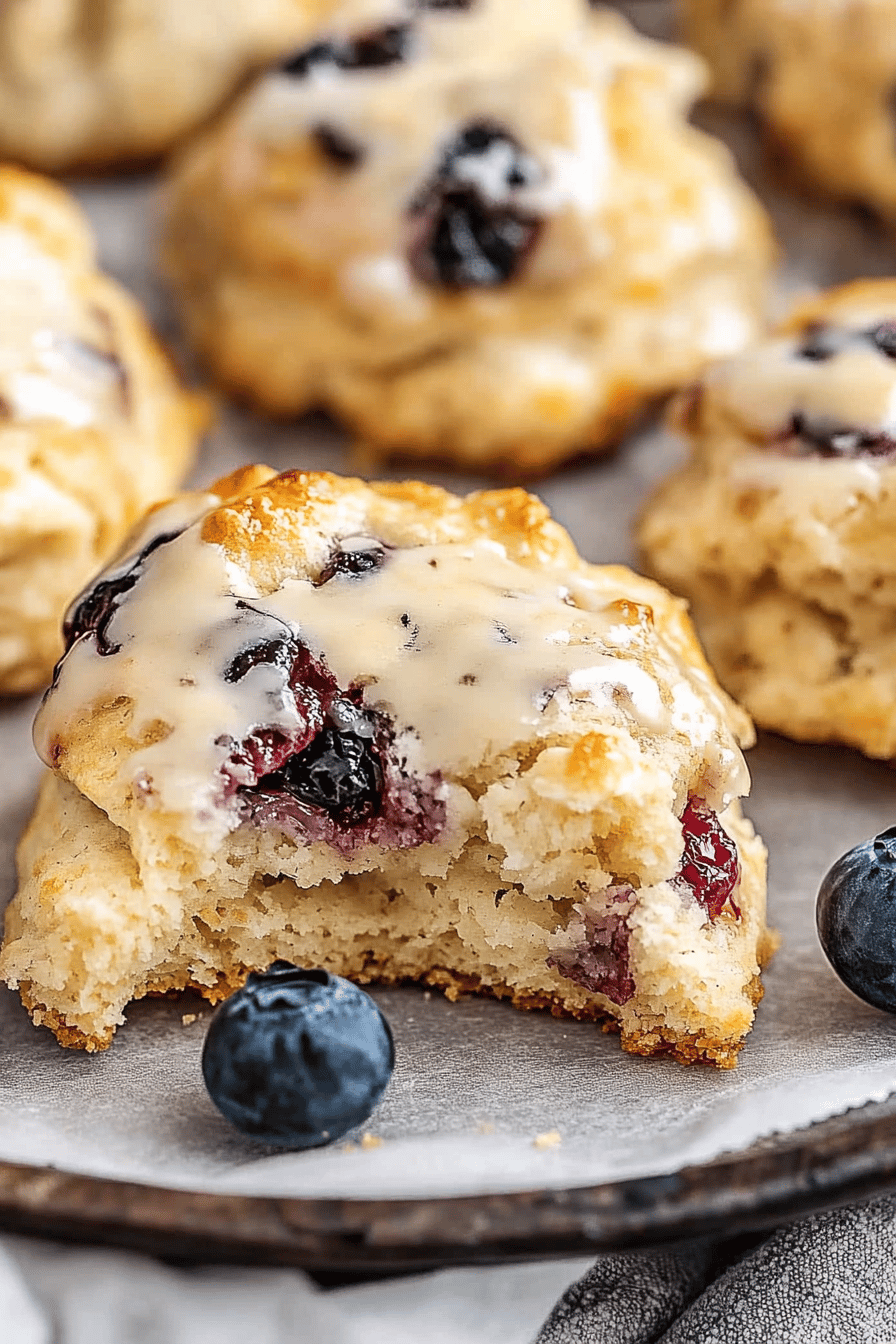 British Scones Recipe ingredients organized and measured on kitchen counter