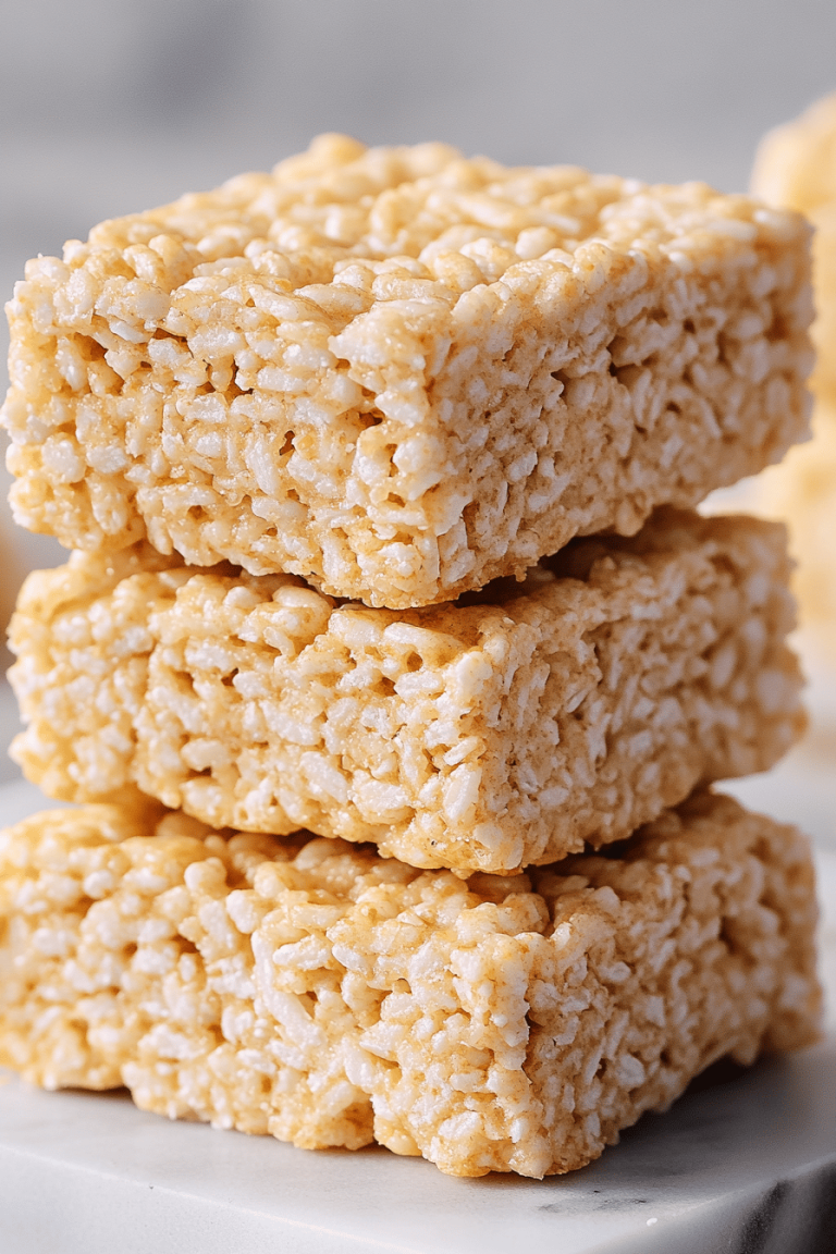 Brown Butter Rice Crispy Treats