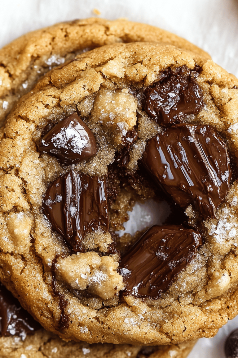 Browned Butter Toffee Chocolate Chip Cookies