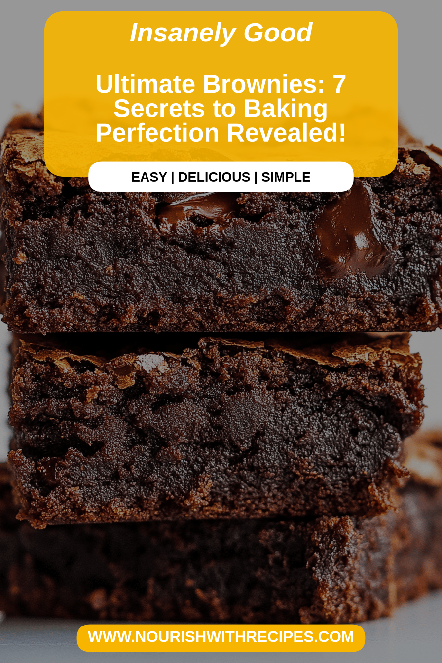 Brownie Baking Secrets final dish beautifully presented and ready to serve