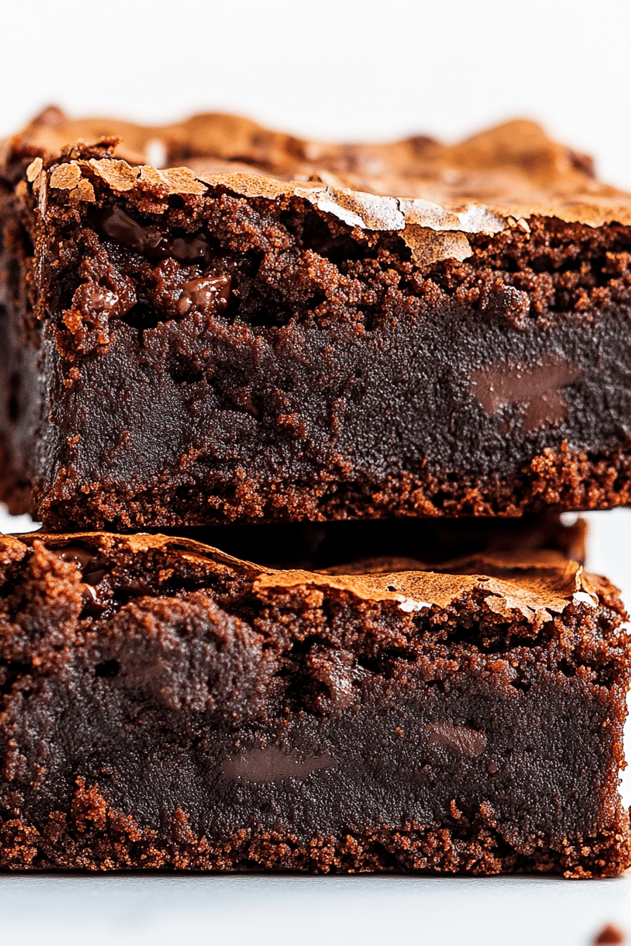 Brownie Baking Secrets slice on plate showing perfect texture and swirl pattern